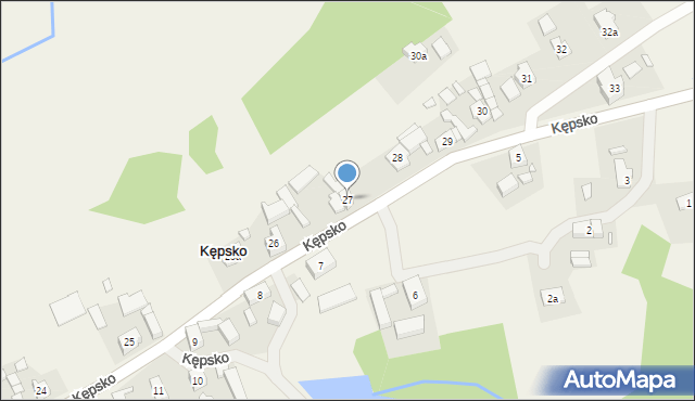 Kępsko, Kępsko, 27, mapa Kępsko