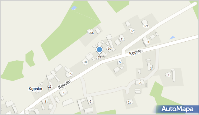 Kępsko, Kępsko, 29, mapa Kępsko