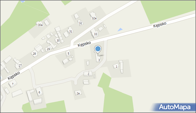 Kępsko, Kępsko, 4, mapa Kępsko