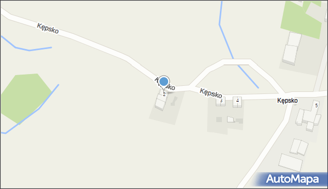 Kępsko, Kępsko, 2, mapa Kępsko