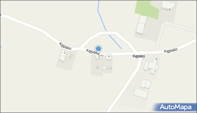 Kępsko, Kępsko, 3, mapa Kępsko