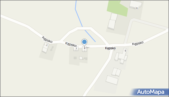 Kępsko, Kępsko, 4, mapa Kępsko