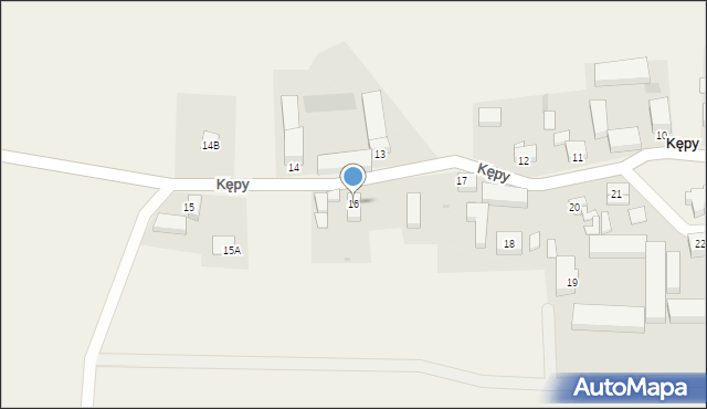 Kępy, Kępy, 16, mapa Kępy