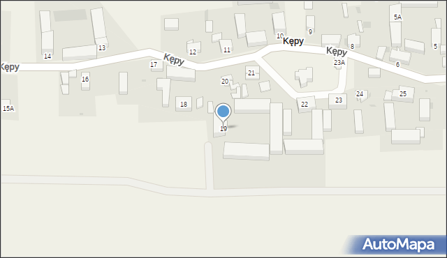 Kępy, Kępy, 19, mapa Kępy