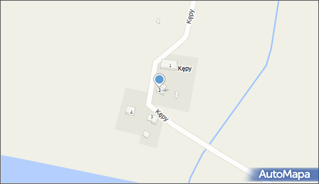 Kępy, Kępy, 2A, mapa Kępy