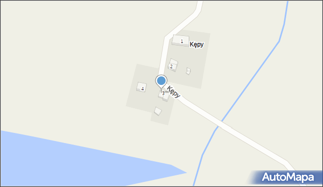 Kępy, Kępy, 3B, mapa Kępy