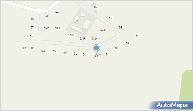 Kępy Lubczyńskie, Kępy Lubczyńskie, 5J, mapa Kępy Lubczyńskie