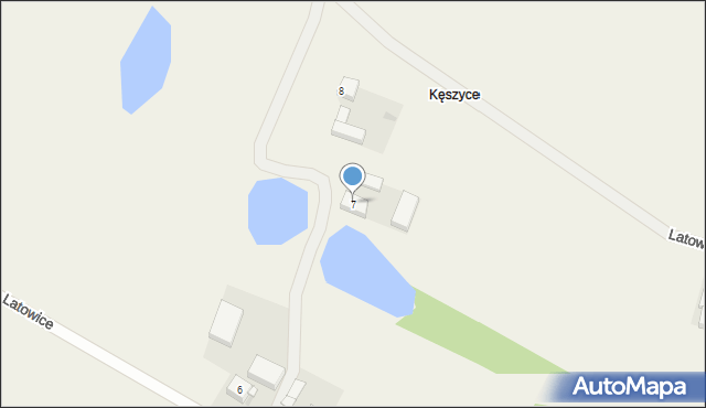 Kęszyce, Kęszyce, 7, mapa Kęszyce