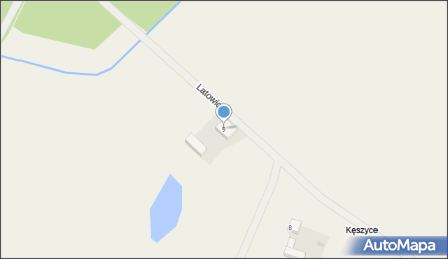 Kęszyce, Kęszyce, 9, mapa Kęszyce