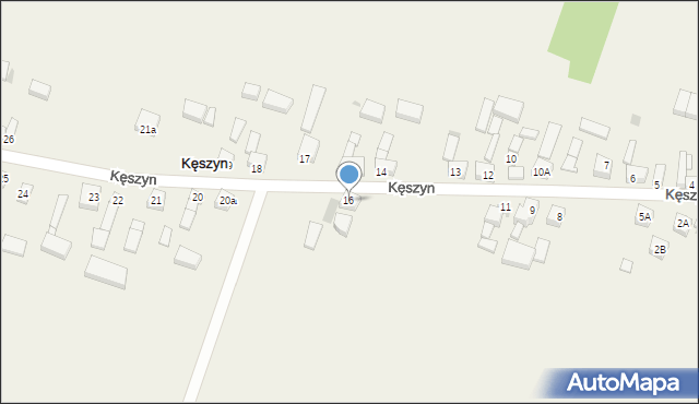 Kęszyn, Kęszyn, 16, mapa Kęszyn