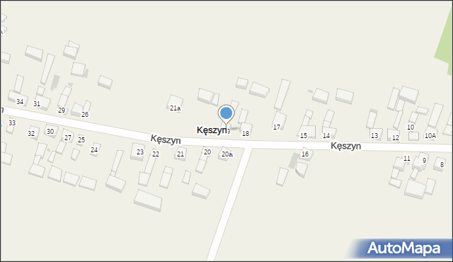 Kęszyn, Kęszyn, 19, mapa Kęszyn