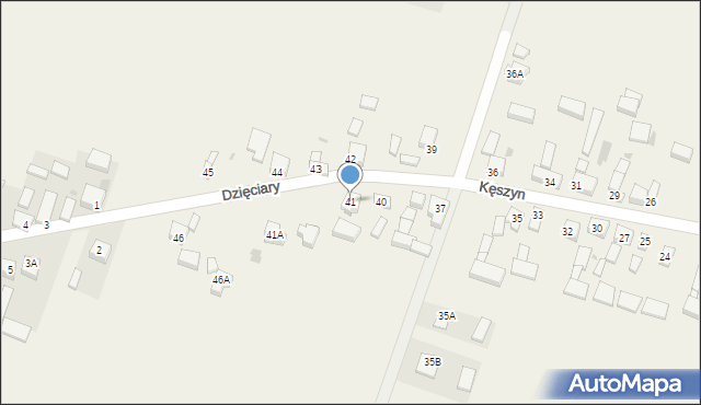 Kęszyn, Kęszyn, 41, mapa Kęszyn