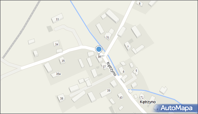 Kętrzyno, Kętrzyno, 36, mapa Kętrzyno