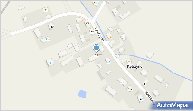 Kętrzyno, Kętrzyno, 39, mapa Kętrzyno