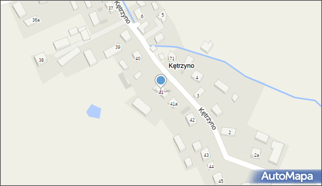 Kętrzyno, Kętrzyno, 41, mapa Kętrzyno