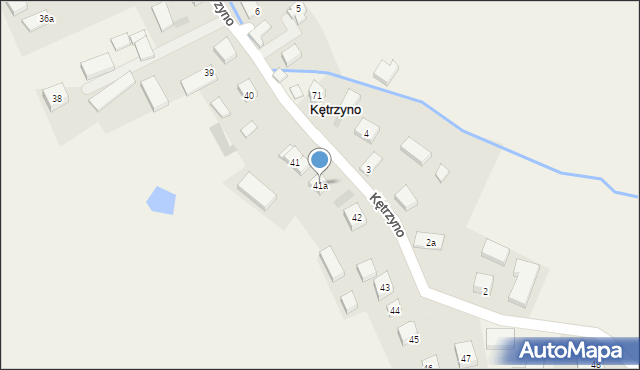 Kętrzyno, Kętrzyno, 41a, mapa Kętrzyno