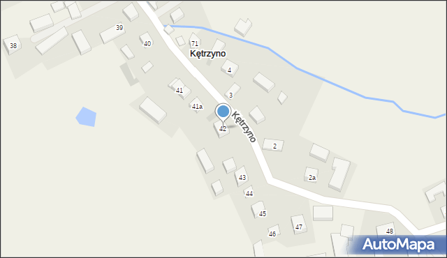 Kętrzyno, Kętrzyno, 42, mapa Kętrzyno