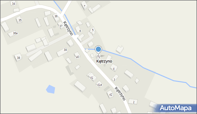 Kętrzyno, Kętrzyno, 71, mapa Kętrzyno