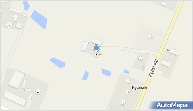 Lichnowo, Kędziorki, 2, mapa Lichnowo