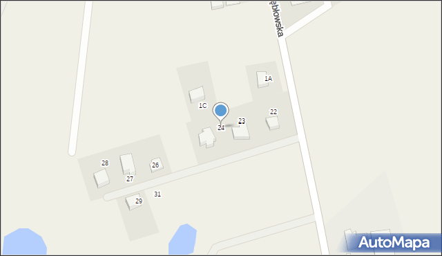 Nowa Wieś Lęborska, Kębłowska, 24, mapa Nowa Wieś Lęborska