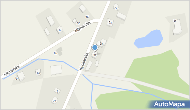 Nowa Wieś Lęborska, Kębłowska, 5c, mapa Nowa Wieś Lęborska