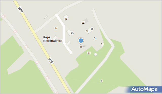 Nowy Dwór Mazowiecki, Kępa Nowodworska, 3c, mapa Nowy Dwór Mazowiecki