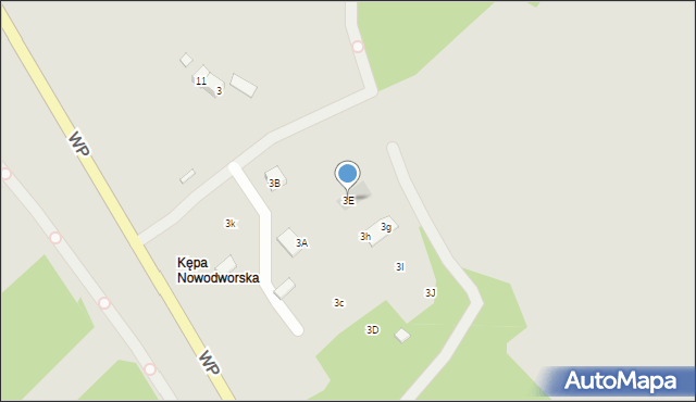 Nowy Dwór Mazowiecki, Kępa Nowodworska, 3E, mapa Nowy Dwór Mazowiecki