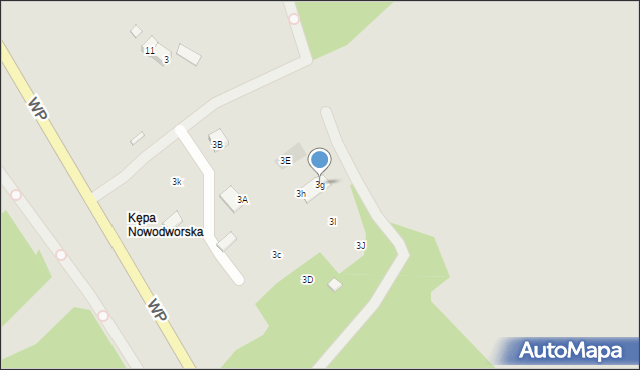 Nowy Dwór Mazowiecki, Kępa Nowodworska, 3g, mapa Nowy Dwór Mazowiecki