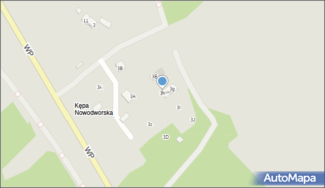 Nowy Dwór Mazowiecki, Kępa Nowodworska, 3h, mapa Nowy Dwór Mazowiecki