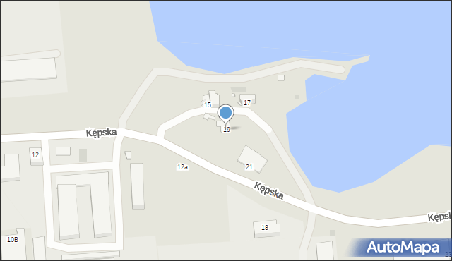 Opole, Kępska, 19, mapa Opola