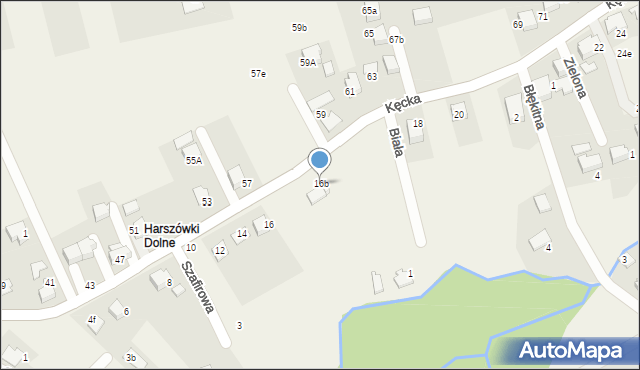 Pisarzowice, Kęcka, 16b, mapa Pisarzowice