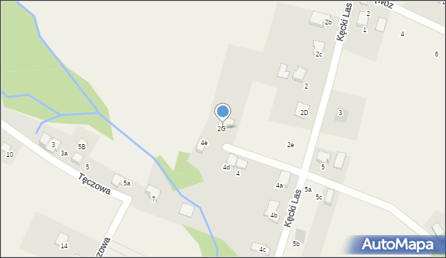 Pisarzowice, Kęcki Las, 2b, mapa Pisarzowice