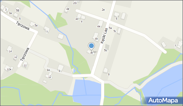 Pisarzowice, Kęcki Las, 4c, mapa Pisarzowice