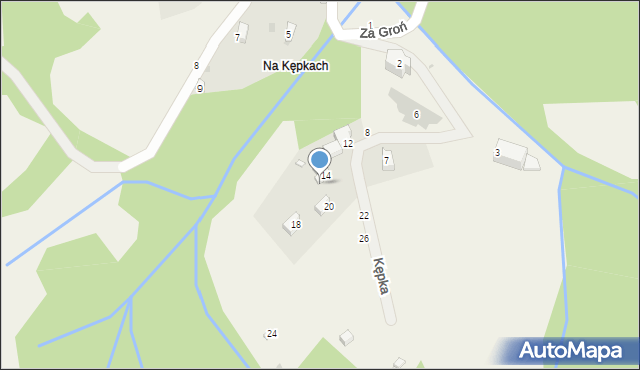 Przyłęków, Kępka, 16, mapa Przyłęków