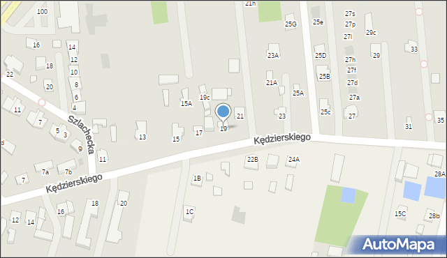 Radom, Kędzierskiego Apoloniusza, 19, mapa Radomia