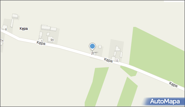 Rogaczówek, Kępa, 10, mapa Rogaczówek