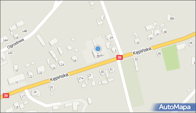 Rychtal, Kępińska, 29, mapa Rychtal