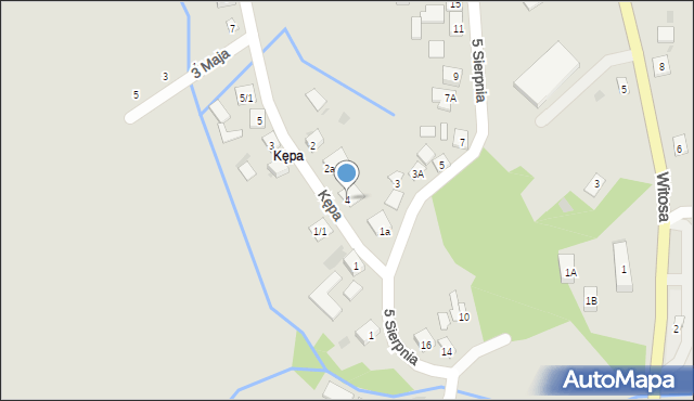 Skalbmierz, Kępa, 4, mapa Skalbmierz