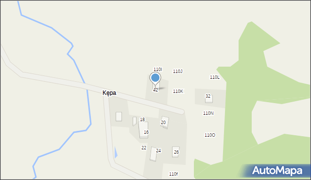 Staniszewo, Kępa, 110h, mapa Staniszewo