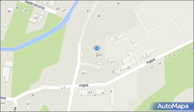 Tomaszów Mazowiecki, Kępa, 15, mapa Tomaszów Mazowiecki