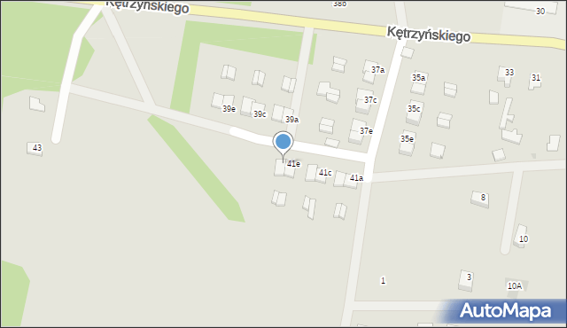 Wielbark, Kętrzyńskiego Wojciecha, 41f, mapa Wielbark