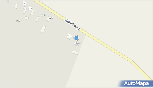 Gniewkowo, Kilińskiego Jana, płk., 22, mapa Gniewkowo