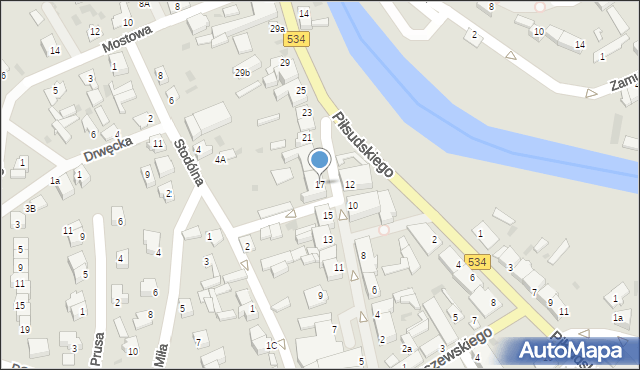 Golub-Dobrzyń, Kilińskiego Jana, płk., 17, mapa Golub-Dobrzyń