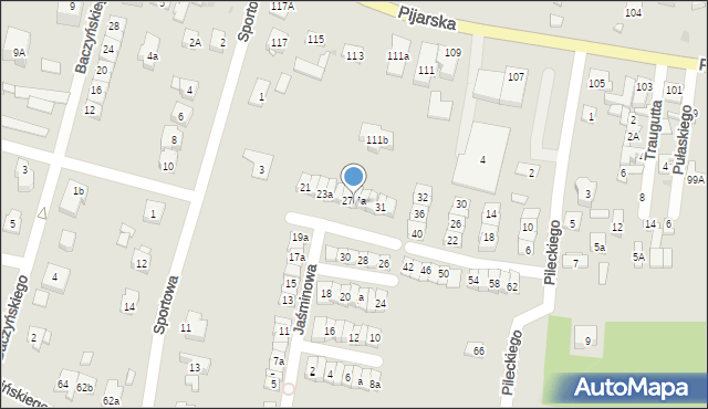 Góra Kalwaria, Kilińskiego Jana, płk., 27a, mapa Góra Kalwaria