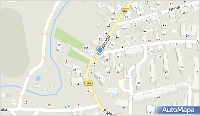 Hrubieszów, Kilińskiego Jana, płk., 7, mapa Hrubieszów