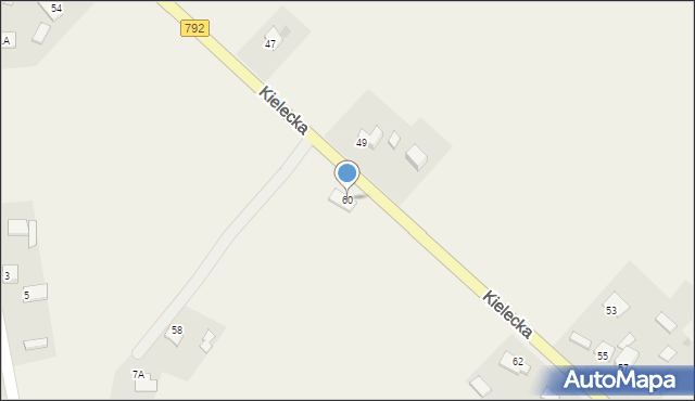 Jaworznik, Kielecka, 60, mapa Jaworznik