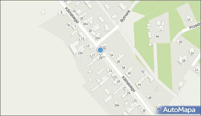 Kazimierz, Kilińskiego Jana, płk., 19, mapa Kazimierz