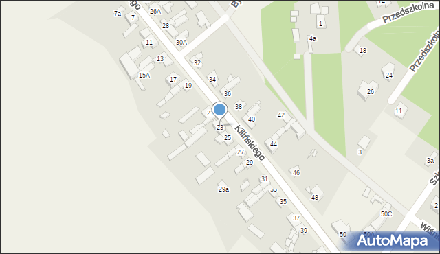 Kazimierz, Kilińskiego Jana, płk., 23, mapa Kazimierz