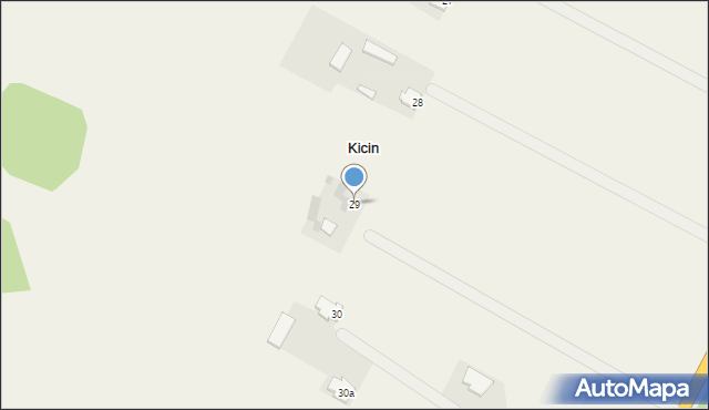 Kicin, Kicin, 29, mapa Kicin