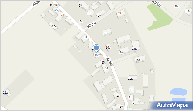 Kicko, Kicko, 15b, mapa Kicko